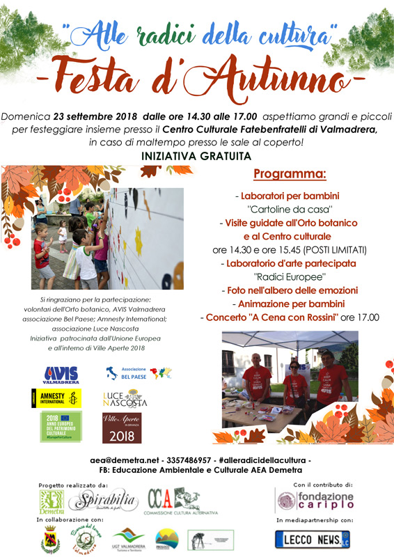 Festa d'Autunno 2018