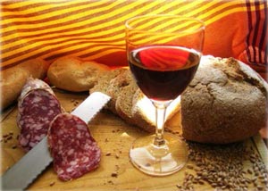 Vino e salumi